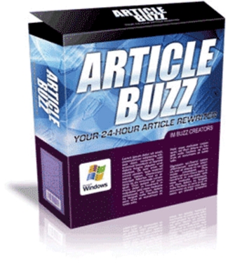 Product picture Article Buzz - Discover How This Article Rewriter Will Help You Create Killer Articles In No Time