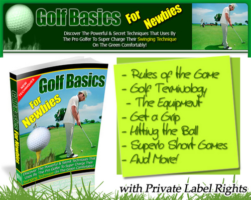 Product picture Golf Basics For Newbies