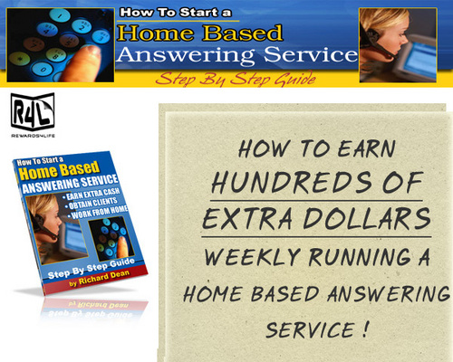 Product picture Complete Home Based Answering Service Guide 